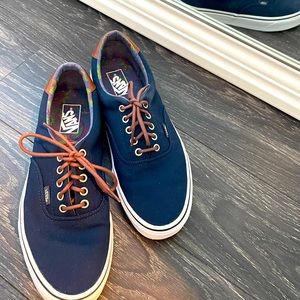 Men’s Blue Vans Sneakers Size 10.5 US